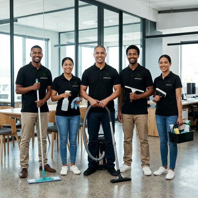 PettyWorx team in action